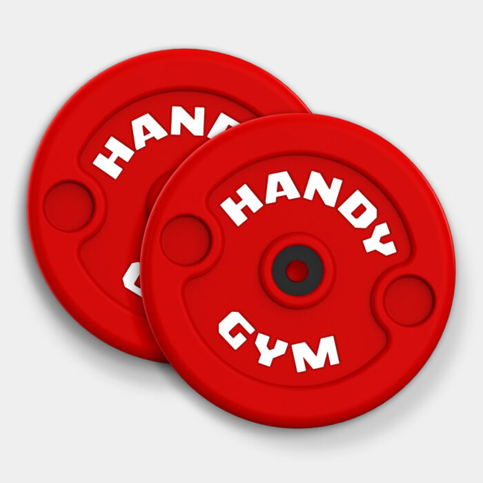Discos Inerciales Rojos - Handy Gym